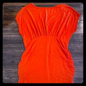 Knee length maternity dress